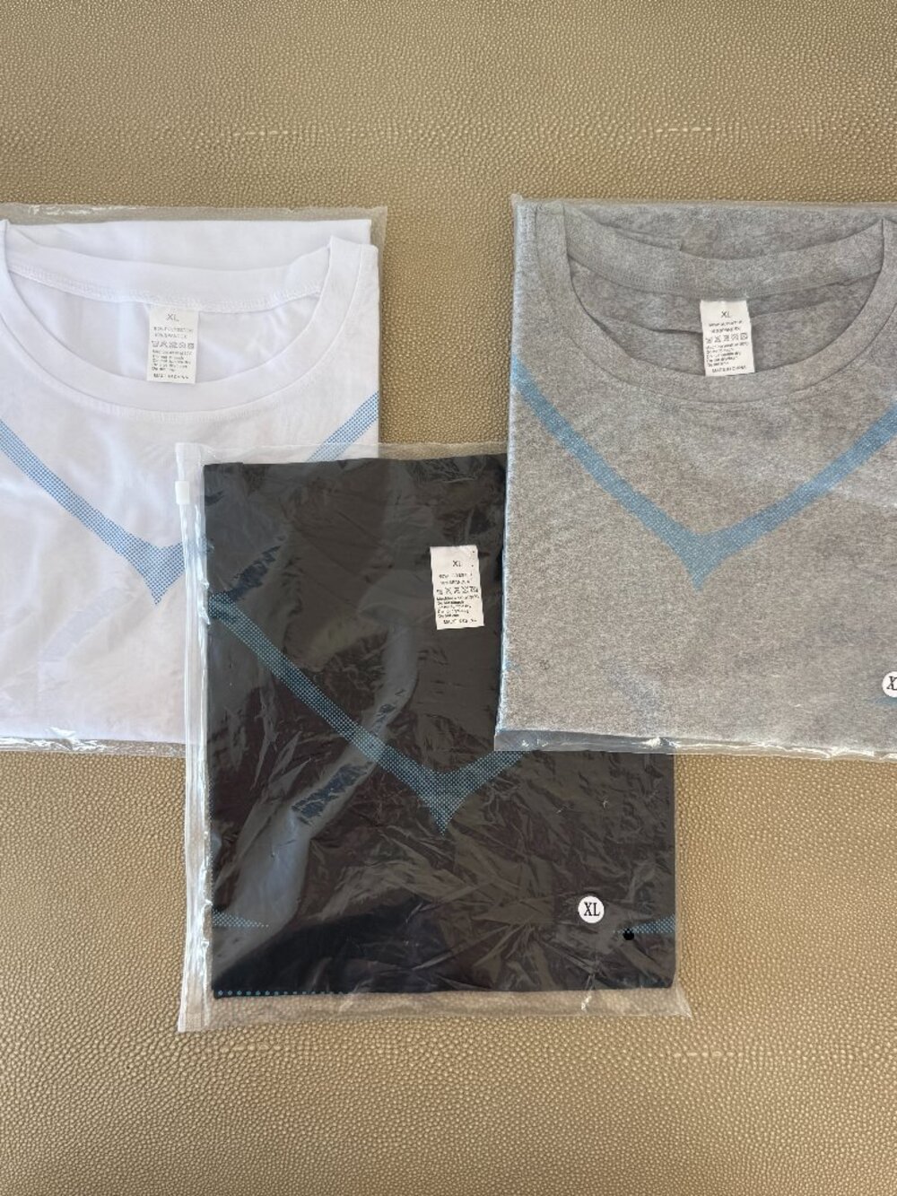 Bundle of 3 New Men’s Short Sleeve Athletic Shirts XL